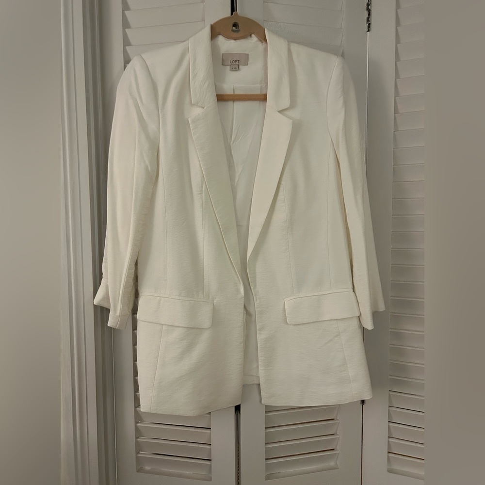 LOFT Women's Ivory Blazer NWOT